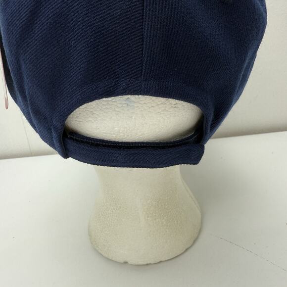 FDNY Hat Cap Blue Red NY Fire Dept Strapback Adjustable Embroidered Wool NWT - Picture 6 of 12